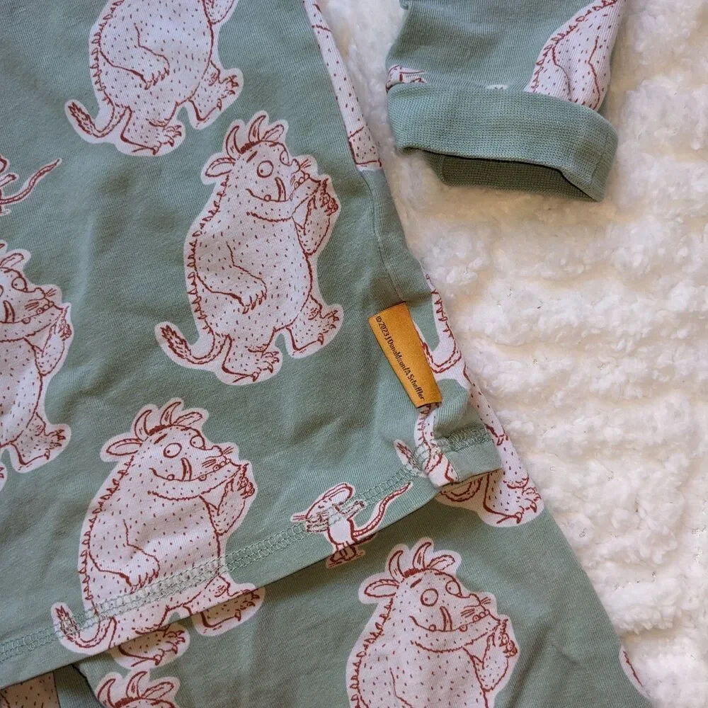 Kids The Gruffalo Long‑Sleeve Pajama Set -Officially Licensed- size 3-4 pajamas